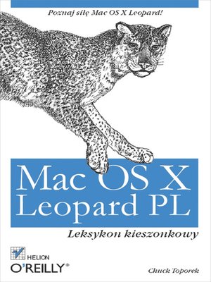 cover image of Mac OS X Leopard PL. Leksykon kieszonkowy